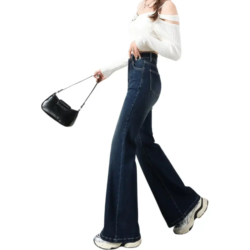 Tonlion Jeans Women's Dark Blue-3