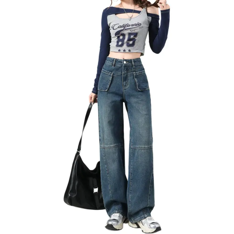 Tonlion Jeans Women's Premium Gray-4