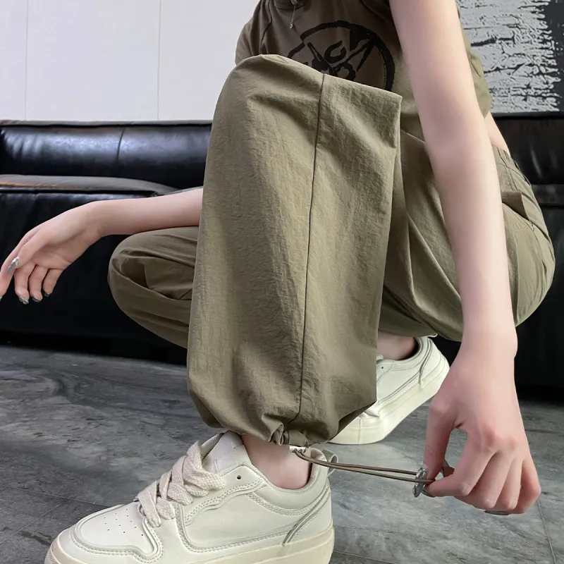 Tonlion Casual Pants Women's Light Army Green-4