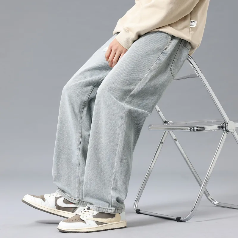 Tonlion Jeans Unisex Vintage Blue-2
