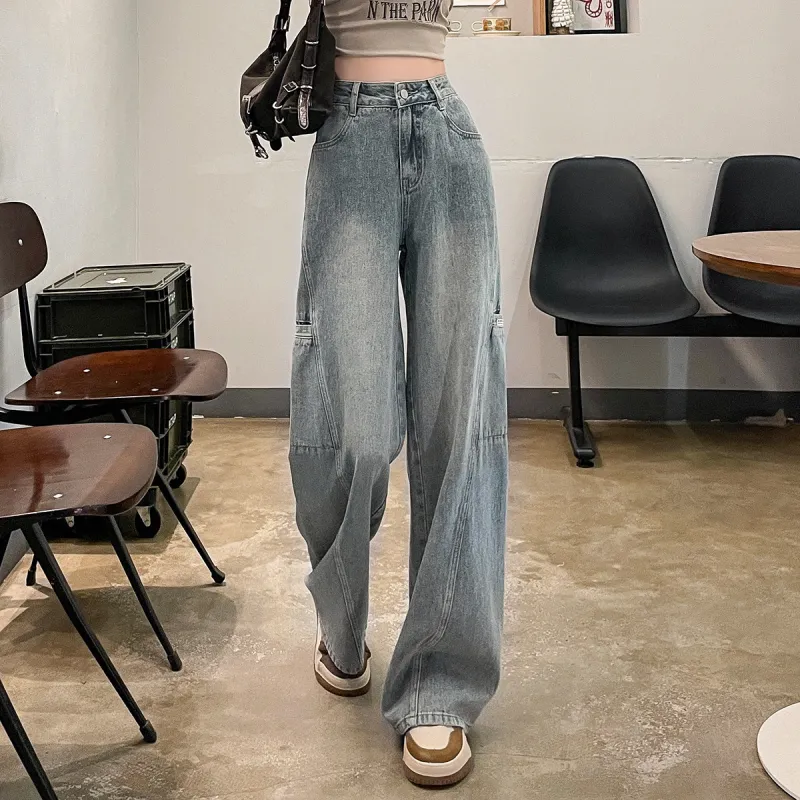 Tonlion Jeans Women's Vintage Blue-4