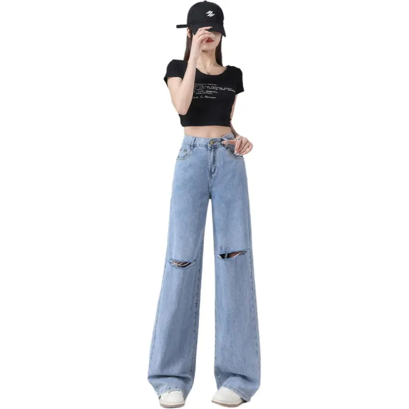 Tonlion Jeans Women's Light Blue-2