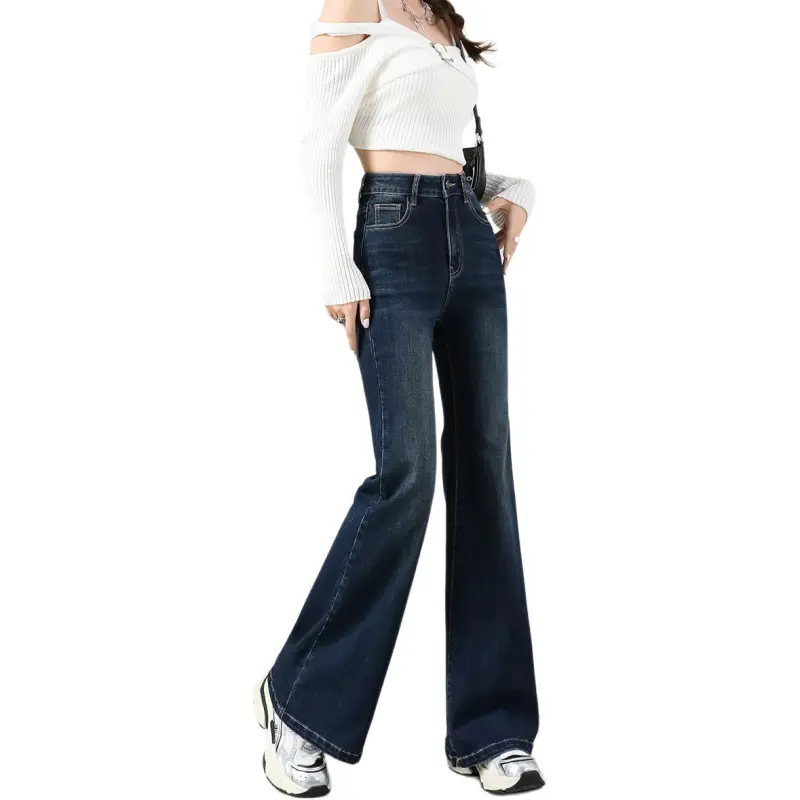 Tonlion Jeans Women's Dark Blue-4