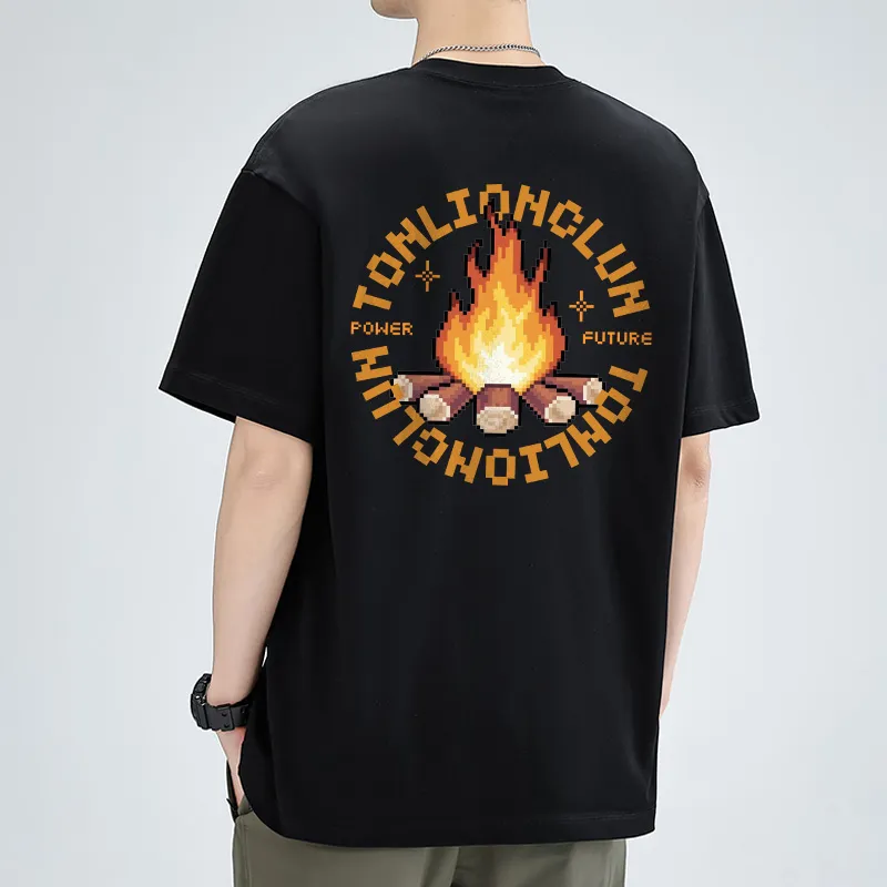 Tonlion T Shirts Unisex-4