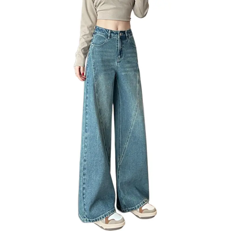 Tonlion Jeans Women's Vintage Blue-4