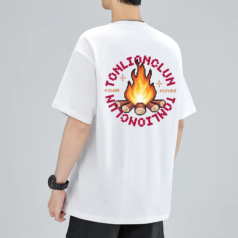 Tonlion T Shirts Unisex-14