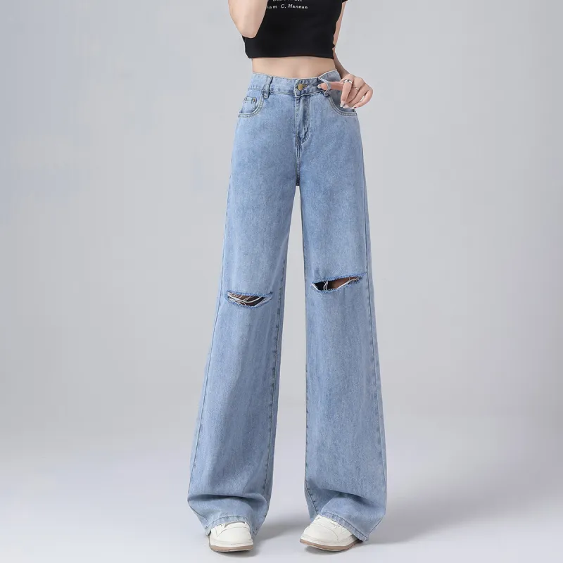 Tonlion Jeans Women's Light Blue-3