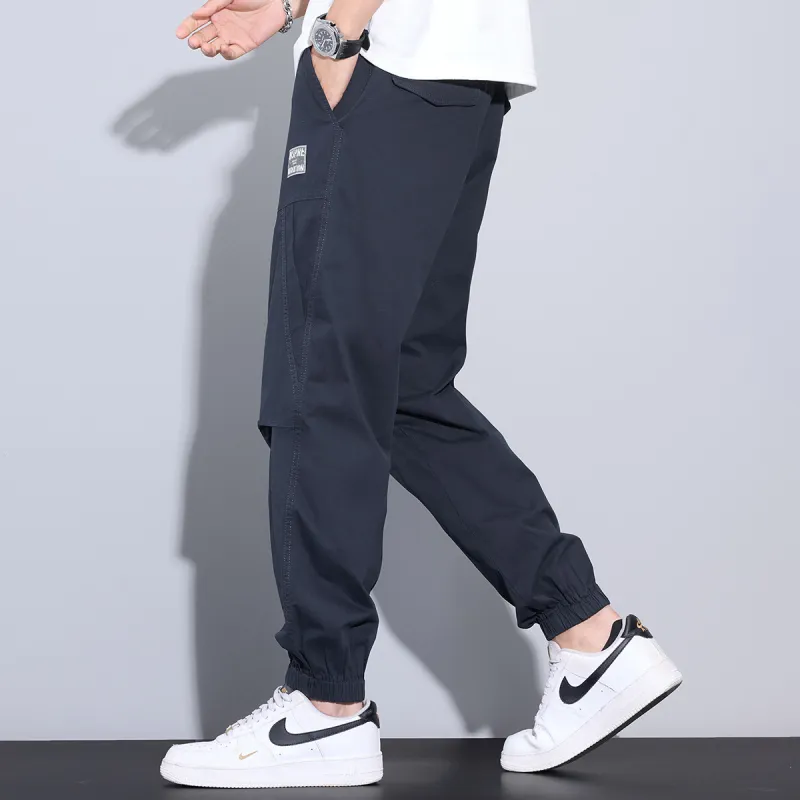 Tonlion Casual Pants Unisex Royal Blue-2