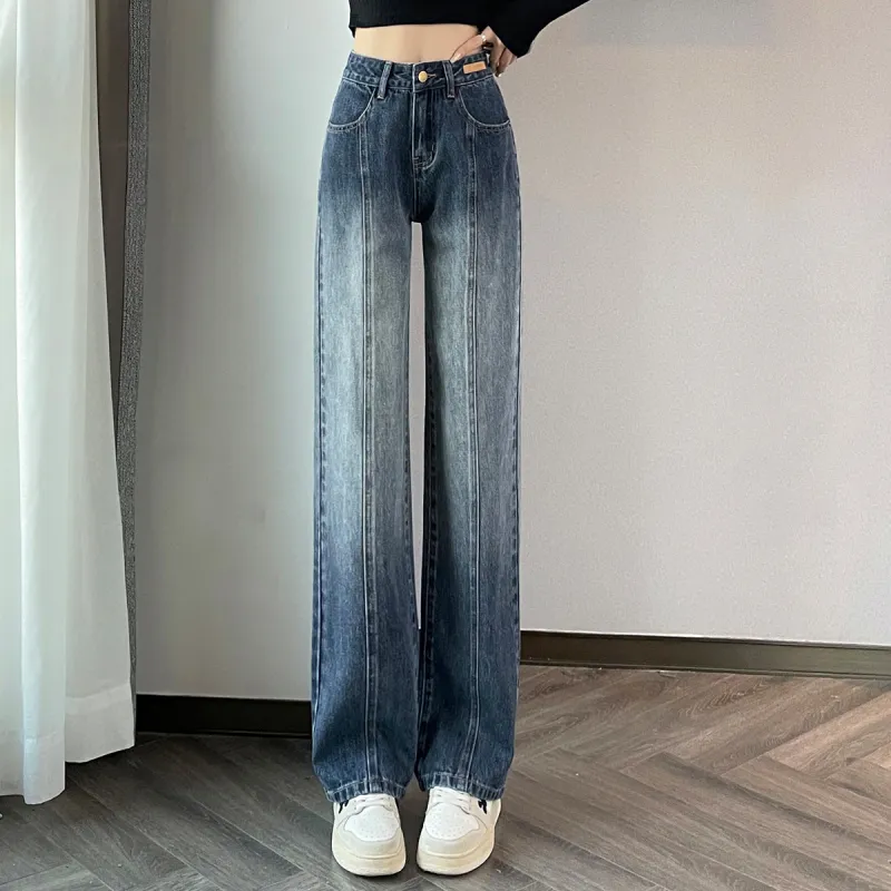 Tonlion Jeans Women's Black Gray Color-1