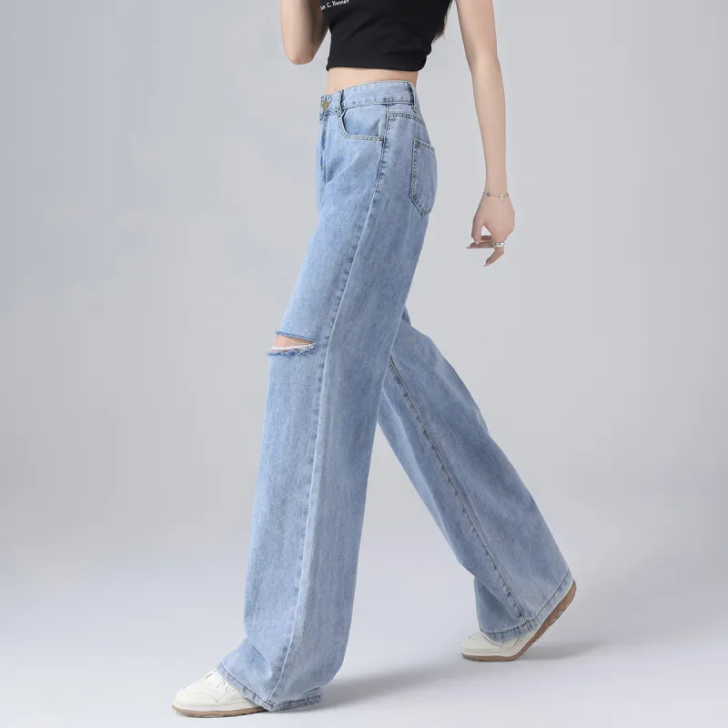 Tonlion Jeans Women's Light Blue-4