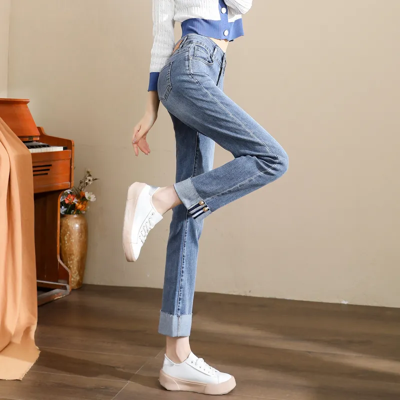 Tonlion Jeans Women's Medium Blue-6