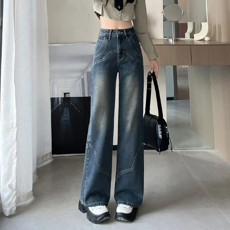 Tonlion Jeans Women's Blue Gray-2