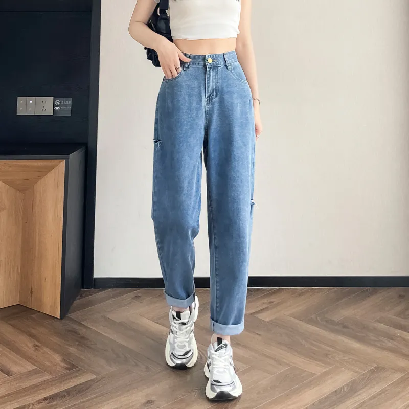 Tonlion Jeans Women's Light Blue-5