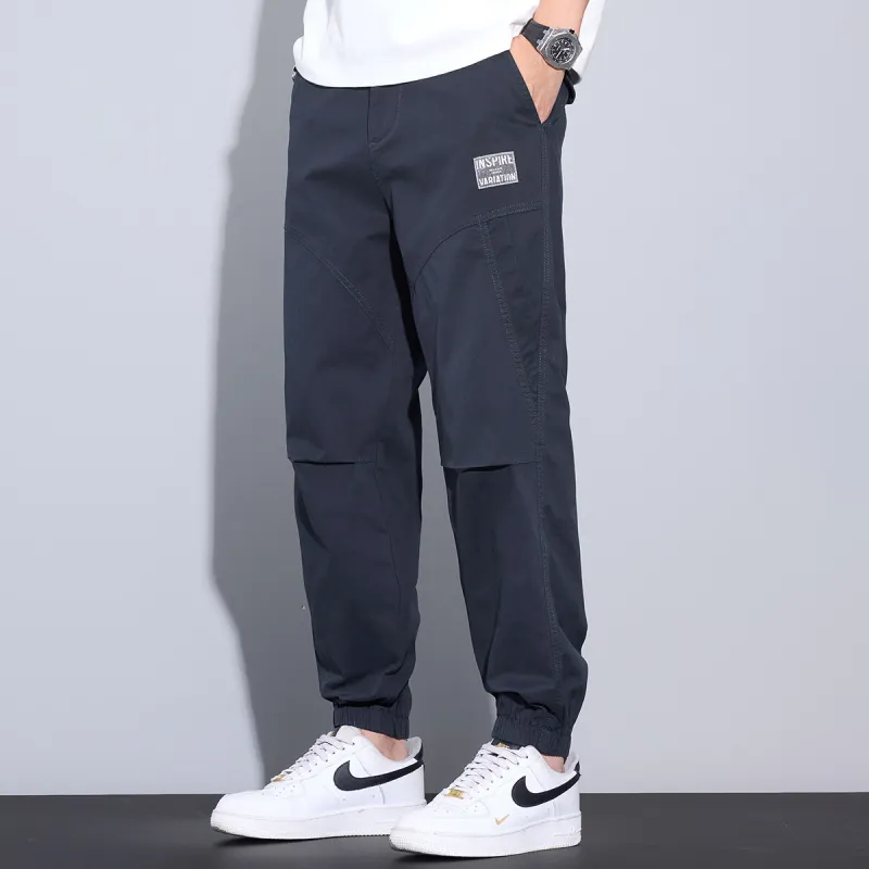 Tonlion Casual Pants Unisex Royal Blue-4