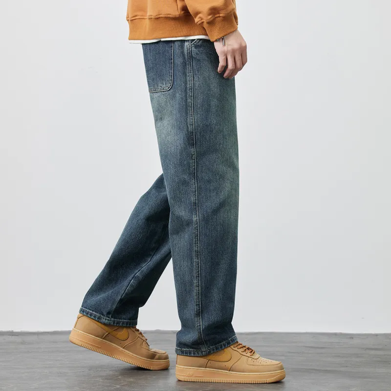 Tonlion Jeans Unisex Vintage Blue-2