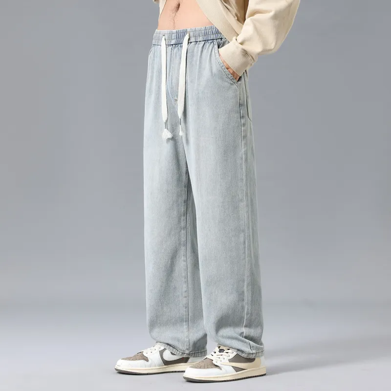 Tonlion Jeans Unisex Vintage Blue-3
