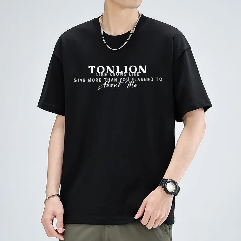 Tonlion T Shirts Unisex-3