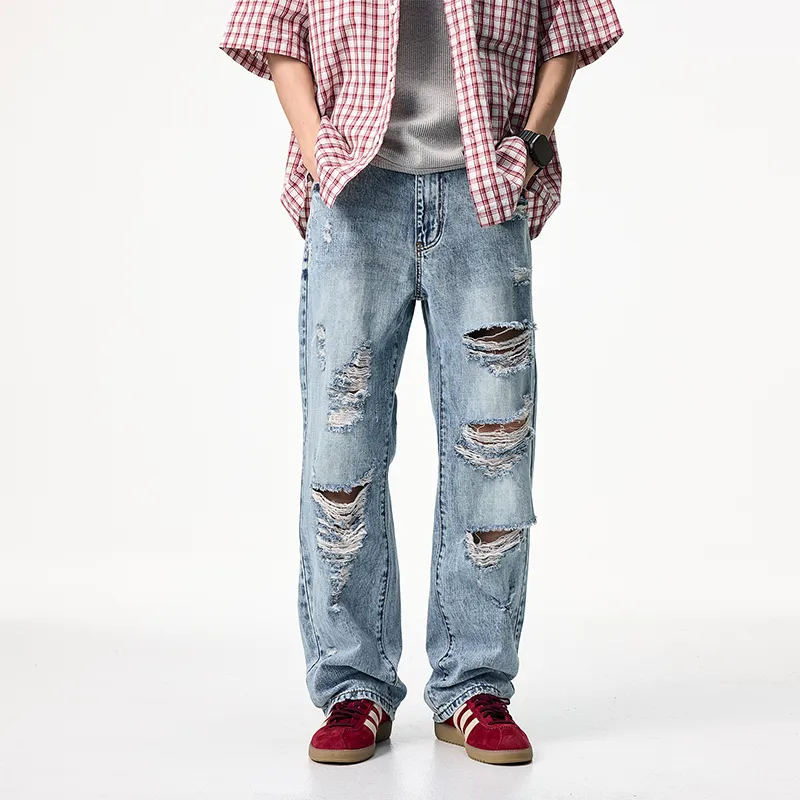 Tonlion Jeans Unisex Light Blue-2