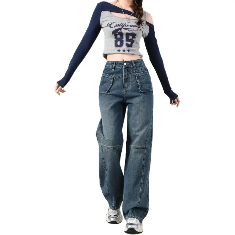 Tonlion Jeans Women's Premium Gray-5