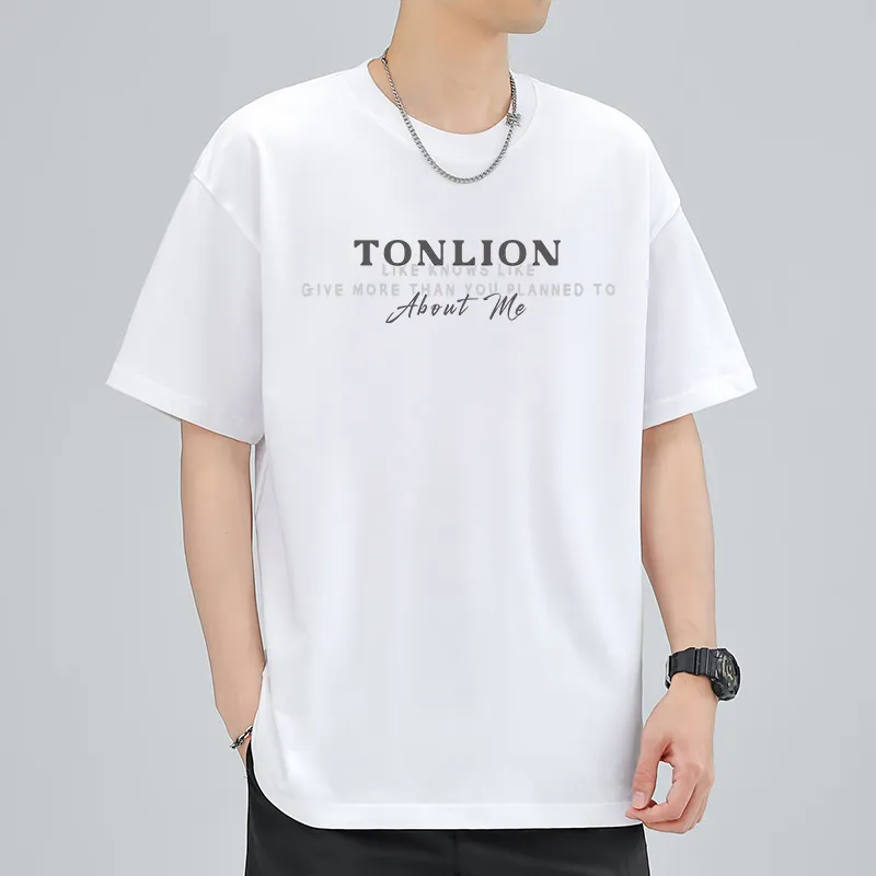 Tonlion T Shirts Unisex-12
