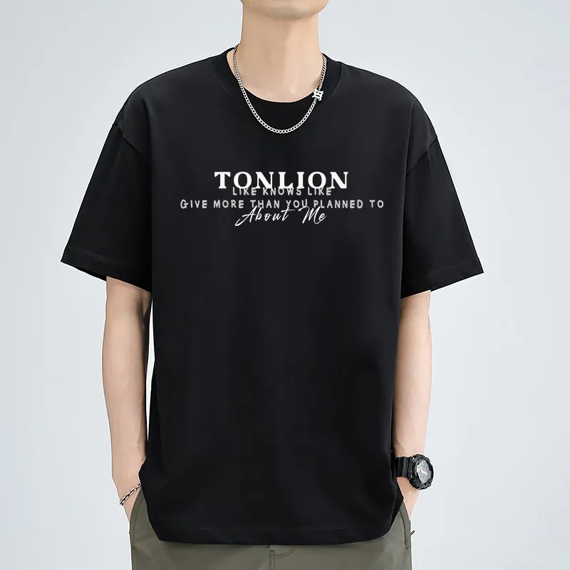 Tonlion T Shirts Unisex-2
