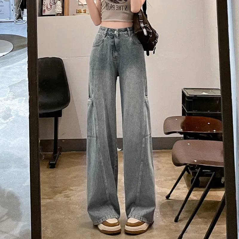 Tonlion Jeans Women's Vintage Blue-3