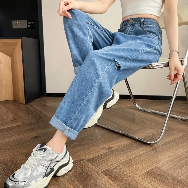 Tonlion Jeans Women's Light Blue-4