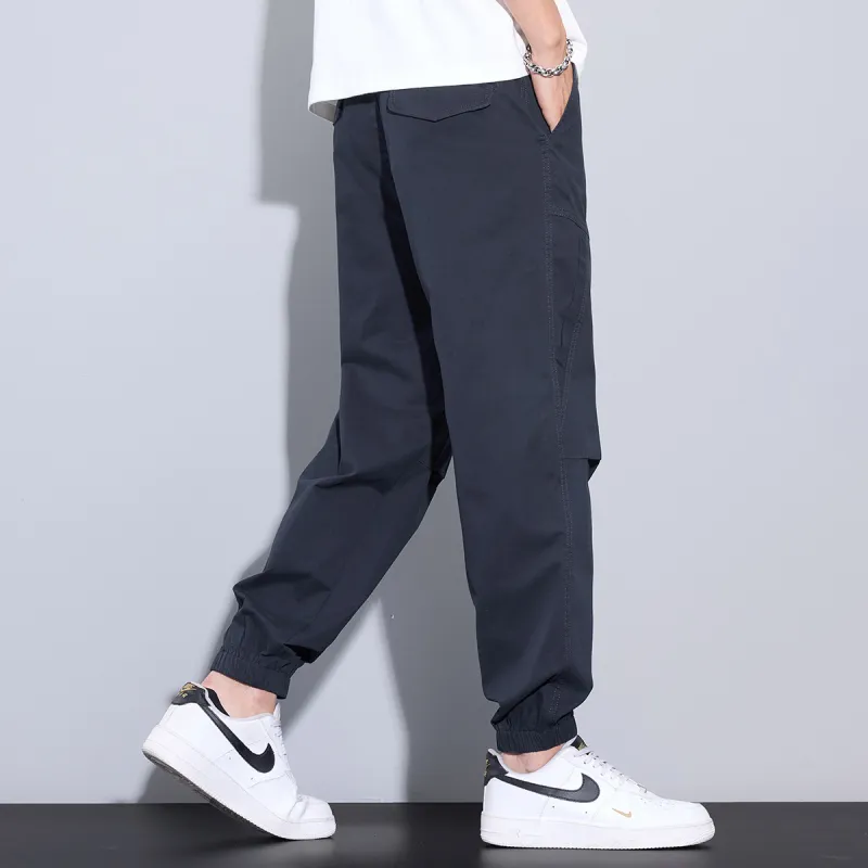 Tonlion Casual Pants Unisex Royal Blue-3