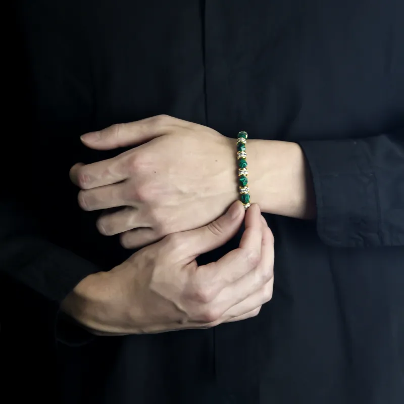 DRAGON LI Malachite Bracelets Unisex-1