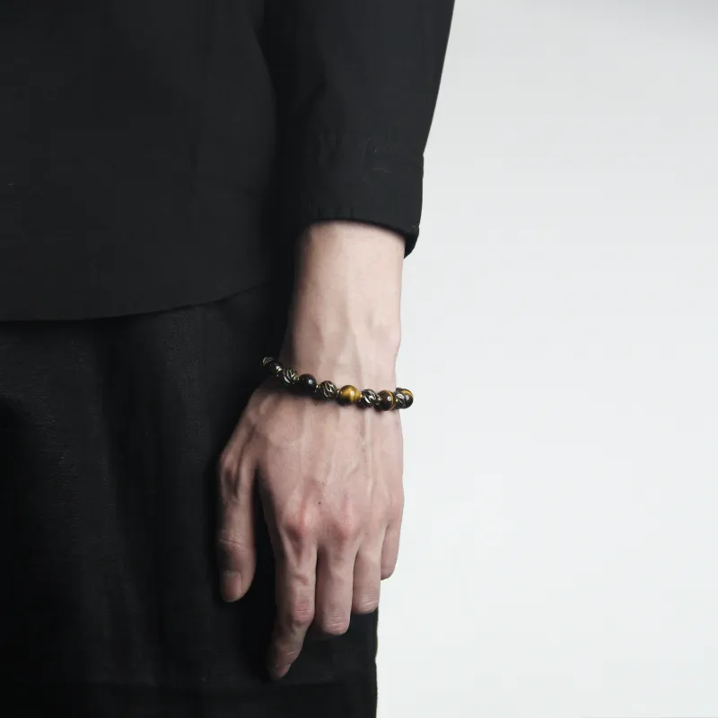 DRAGON LI Tiger's Eye Stone Bracelets Unisex-2
