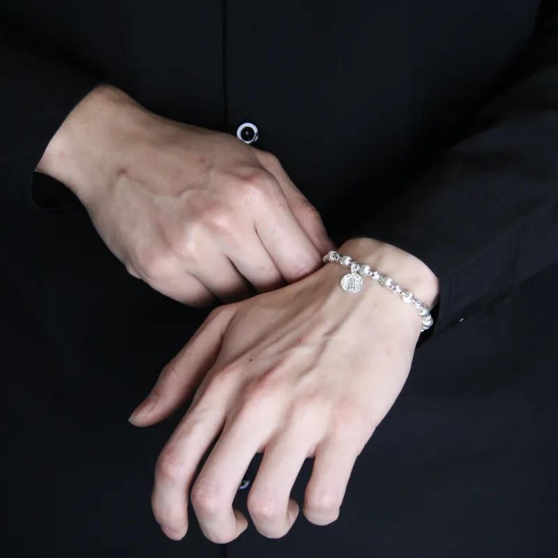 DRAGON LI 925 Sterling Silver Bracelets Unisex-5