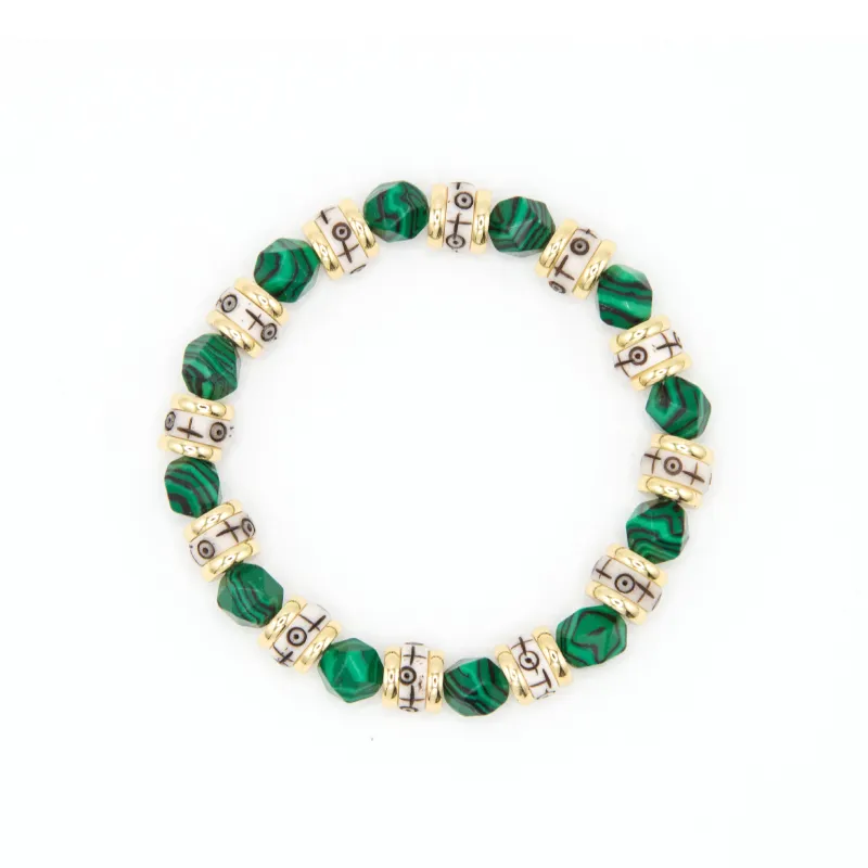 DRAGON LI Malachite Bracelets Unisex-5