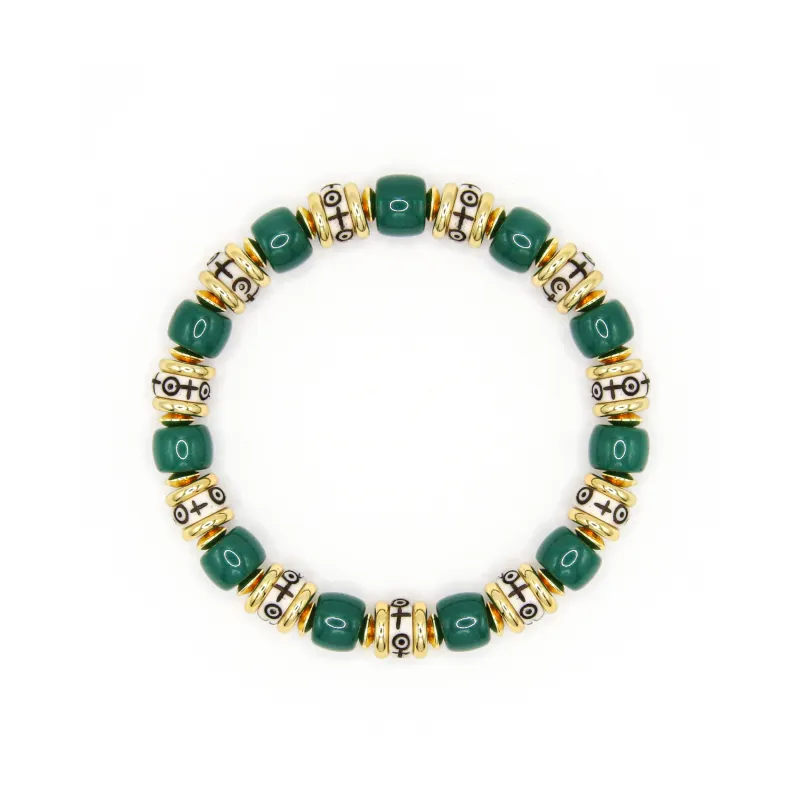 DRAGON LI Colored Glaze Bracelets Unisex-2