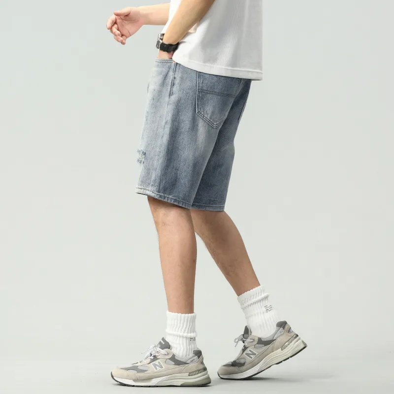 JASONWOOD Denim Shorts Unisex Blue-4