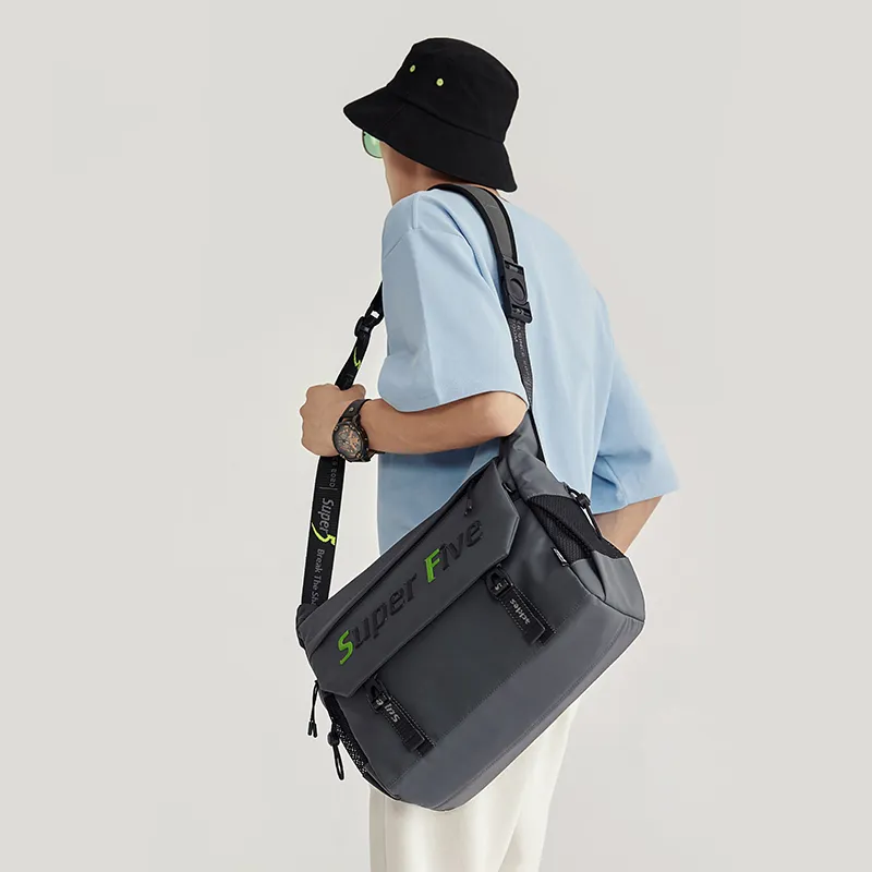 Super Five Polyester/Nylon/Water Resistant Messenger Bag Shoulder Bag Crossbody Bag Backpack Unisex-6