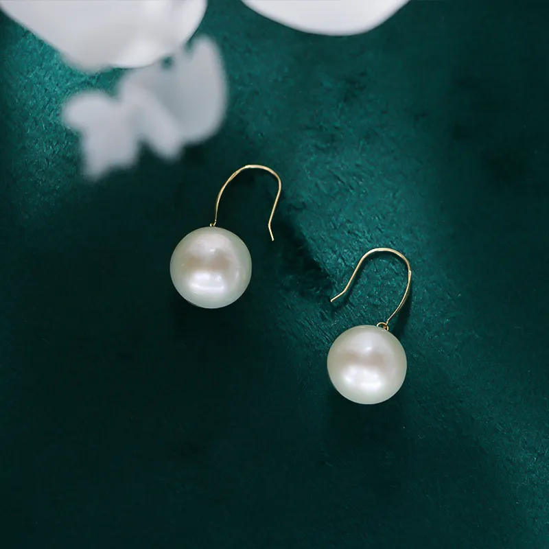 JINYUYIPIN Freshwater Pearl Earrings Women's-3
