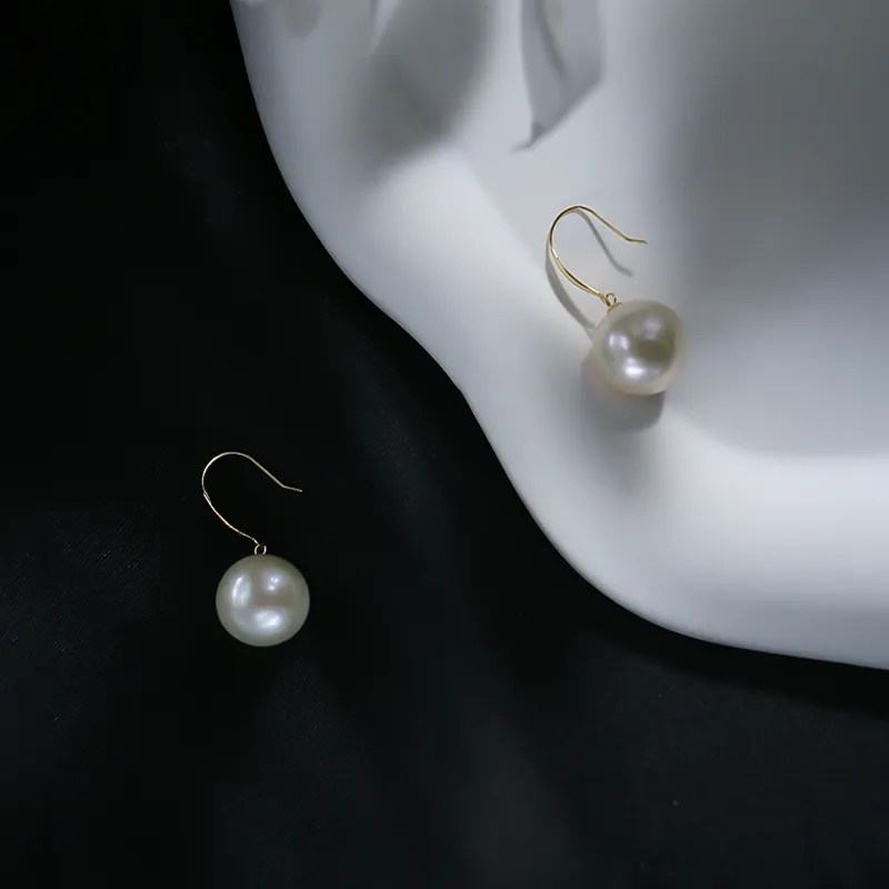 JINYUYIPIN Freshwater Pearl Earrings Women's-5