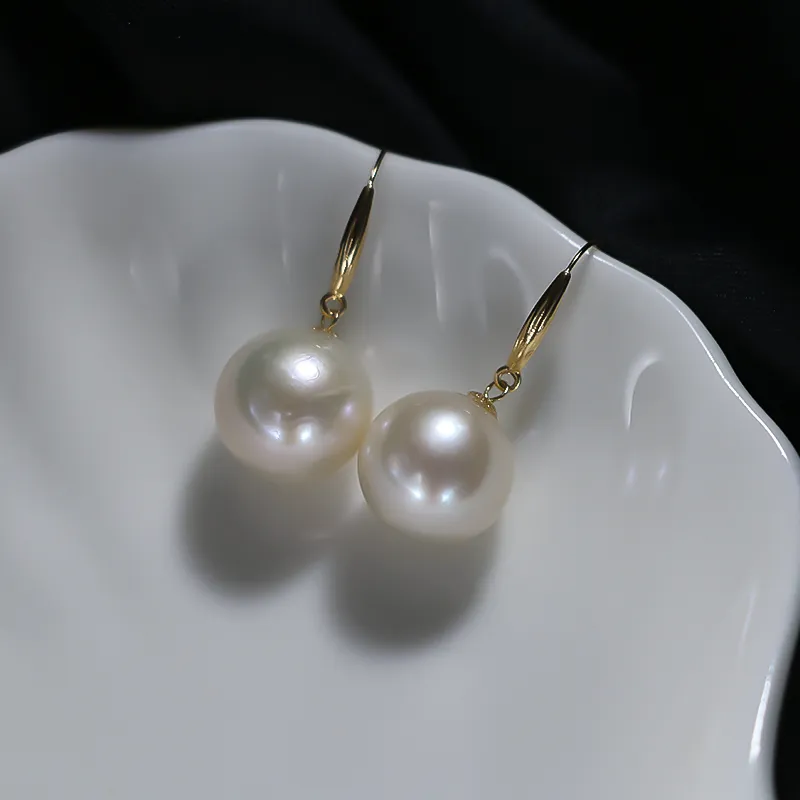 JINYUYIPIN Freshwater Pearl Earrings Women's-1