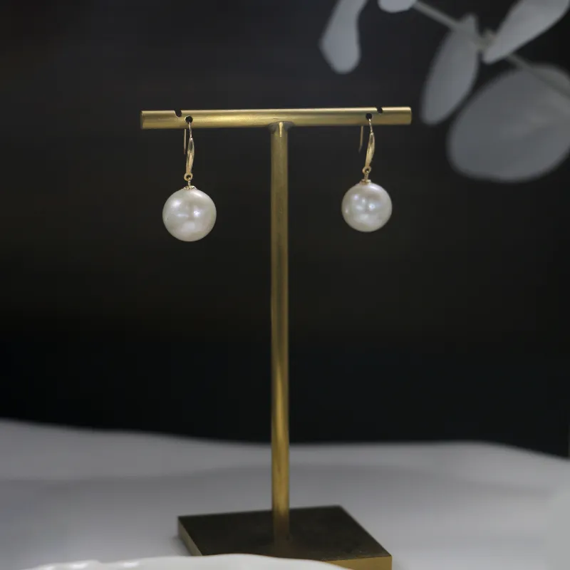JINYUYIPIN Freshwater Pearl Earrings Women's-2