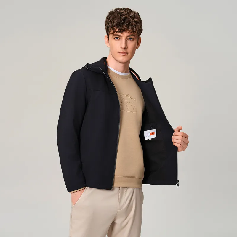 GY Goldlion Jackets Coats Men's Navy Blue-5