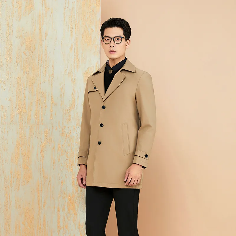 GY Goldlion Trench Coats Men-14