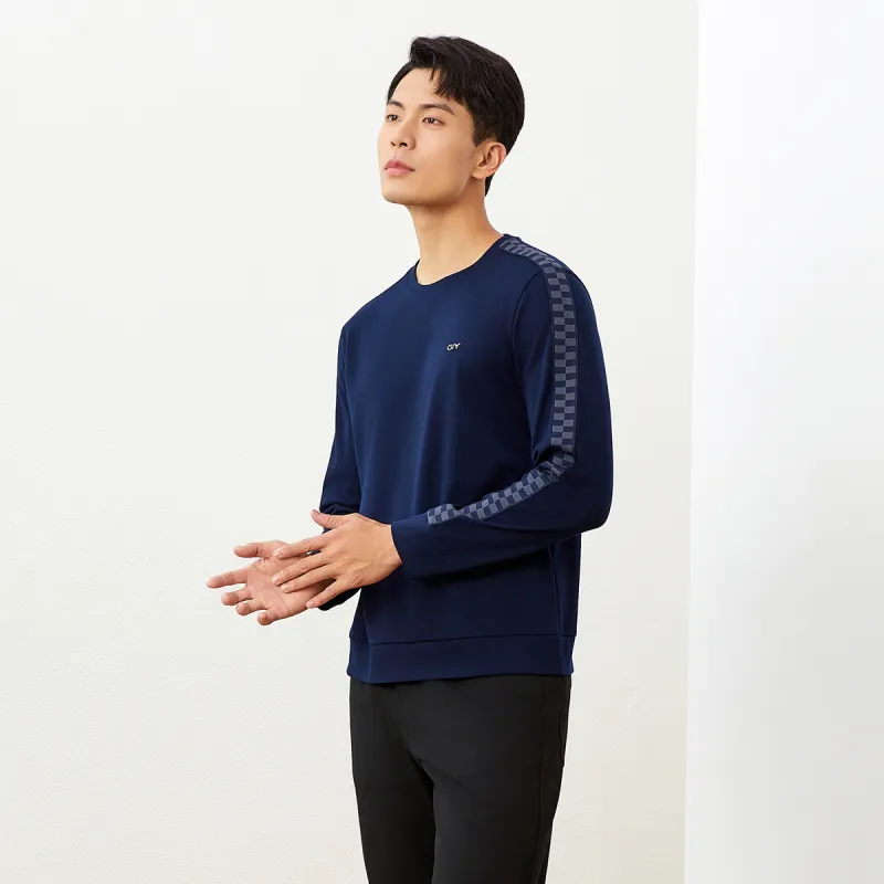 GY Goldlion T Shirt Men's Navy Blue-4