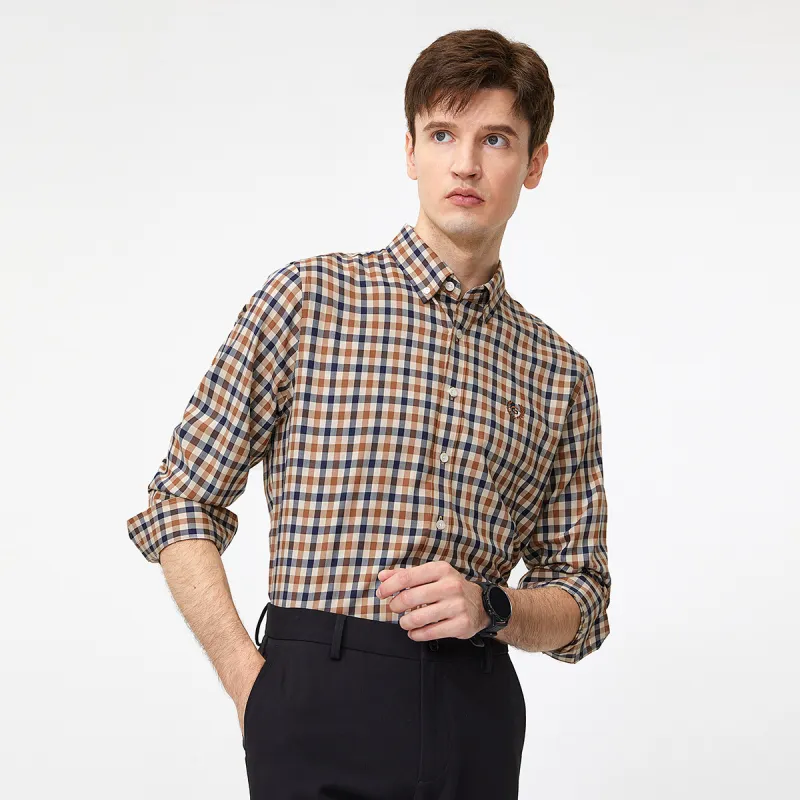 GY Goldlion Shirt Men's Medium Yellow-2