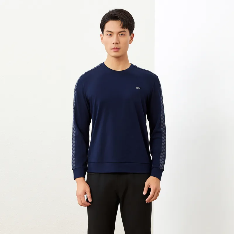 GY Goldlion T Shirt Men's Navy Blue-5