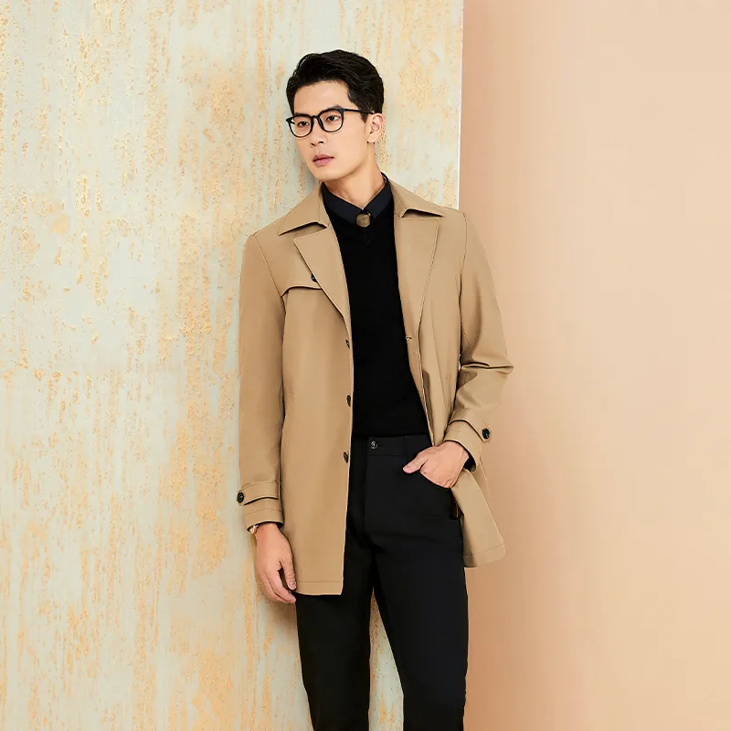 GY Goldlion Trench Coats Men-12