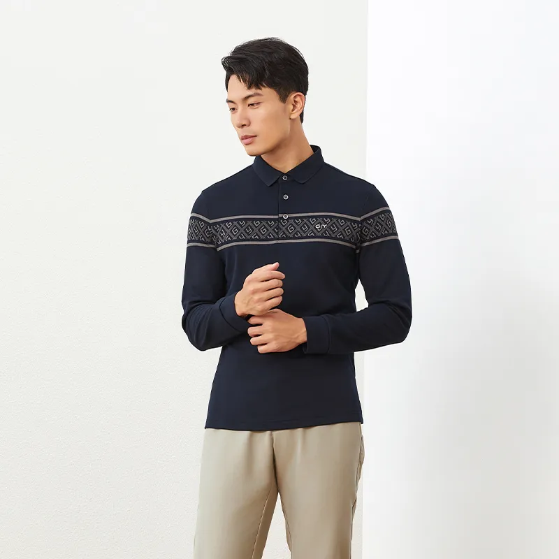 GY Goldlion Polo Shirts Men-7