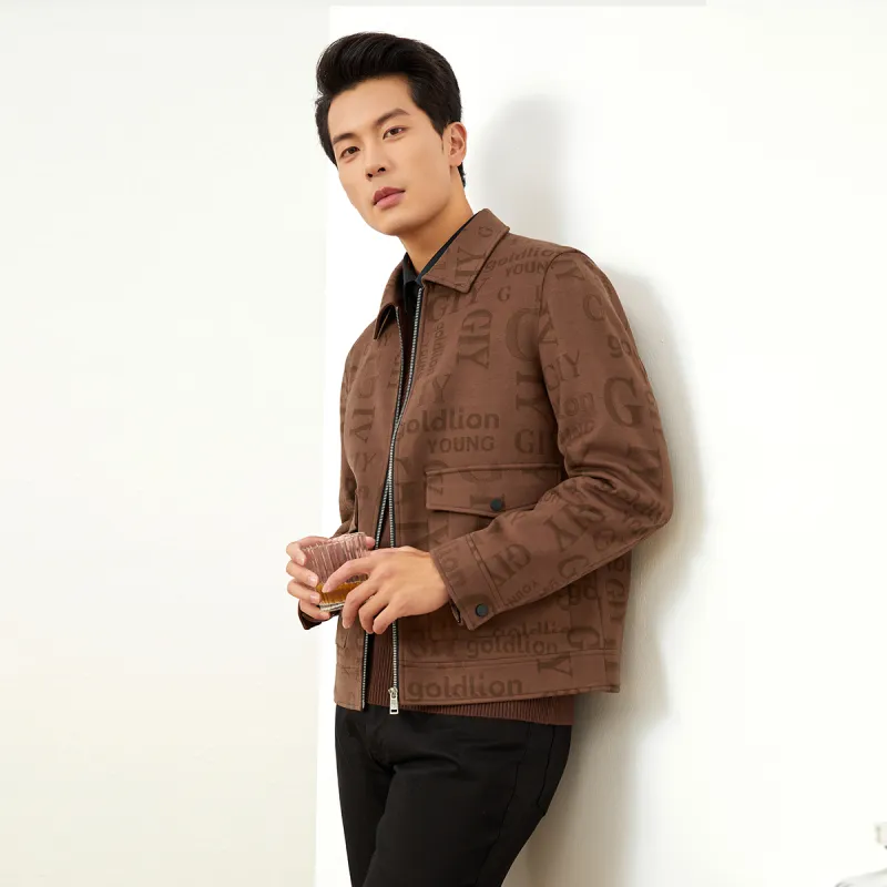 GY Goldlion Jackets Coats Men's Camel-2