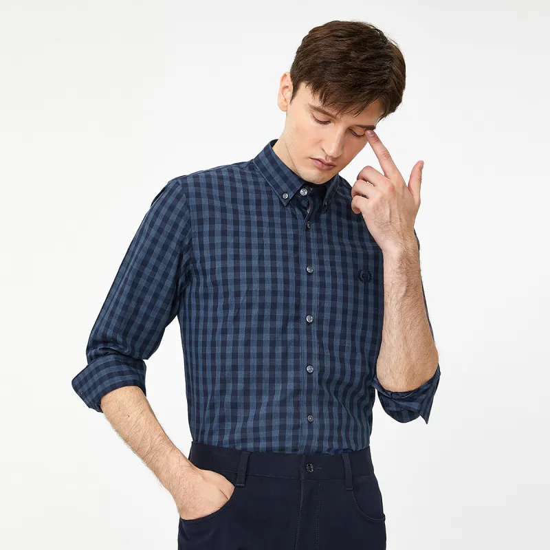 GY Goldlion Shirt Men's Royal Blue-2