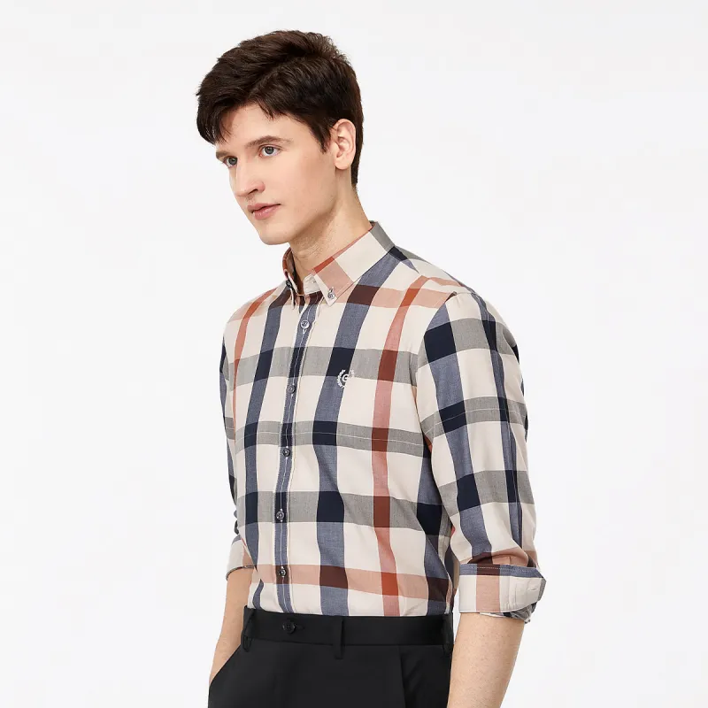 GY Goldlion Shirt Men's Medium Yellow-3