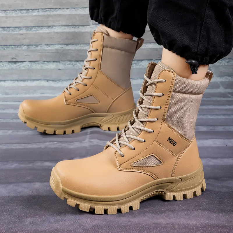 Medd Martin Boots Men Khaki/Camouflage-1